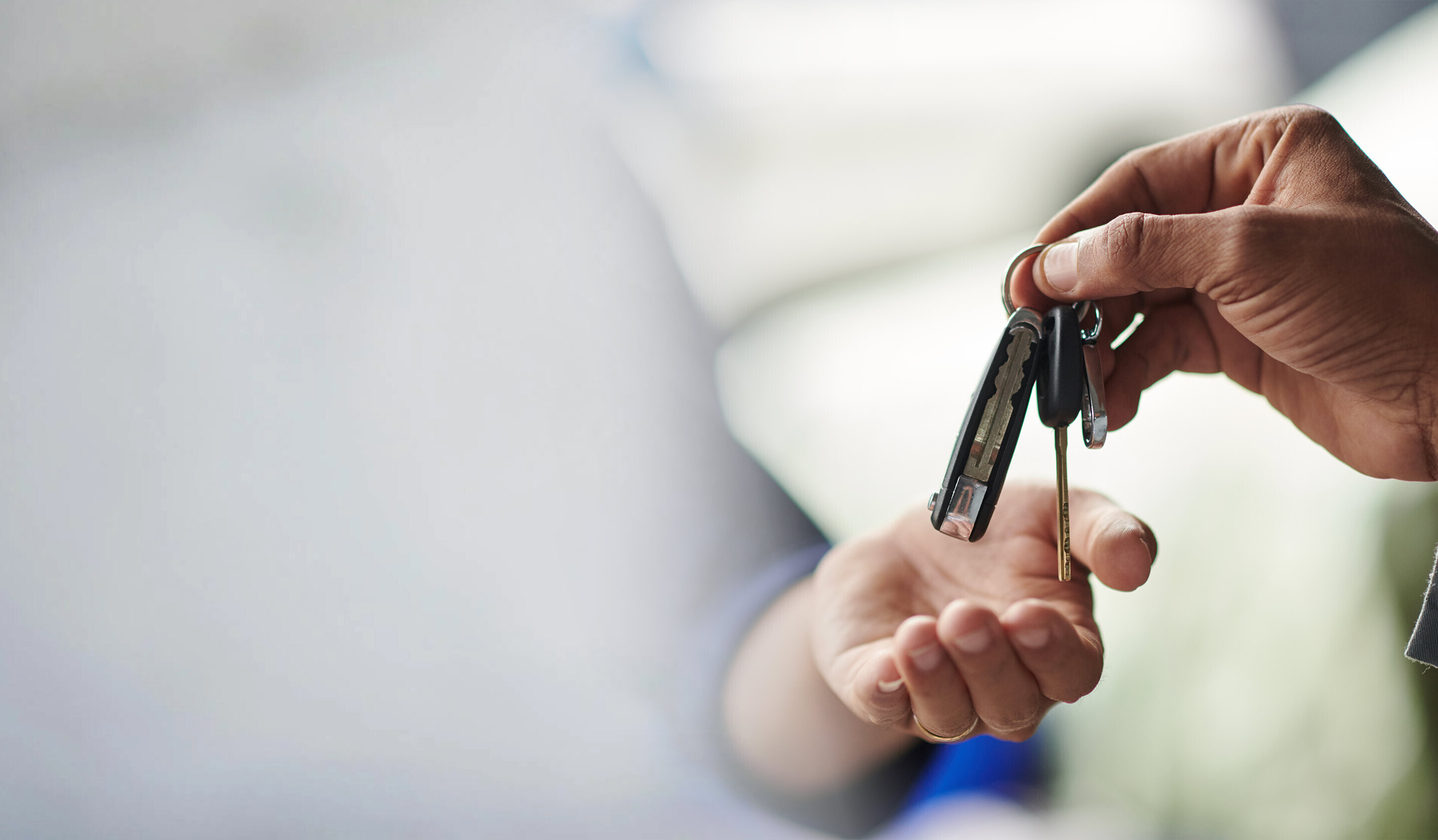 Handing car keys