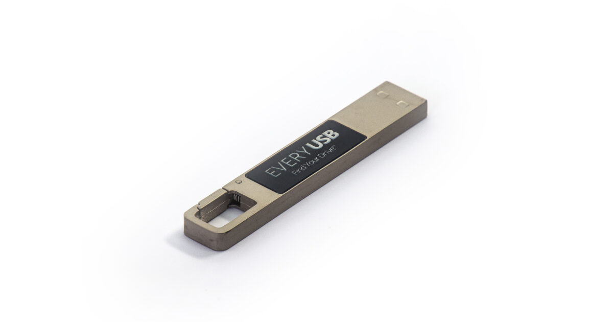 LED Metal Stick XL Carabiner USB Drive | EveryUSB.com