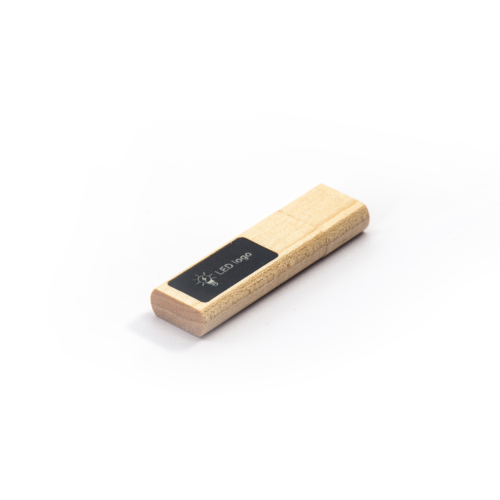 LED Rounded Wood USB Drive