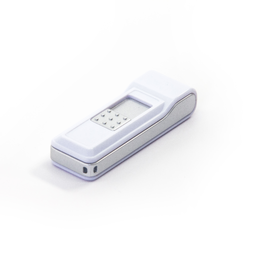 LED Retractable USB Drive White