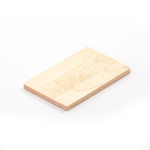 Wooden Business Card USB Drive Light