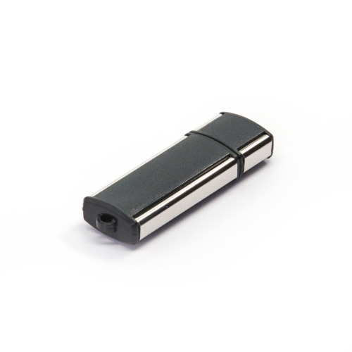 Steel Trimmed USB Drive Black