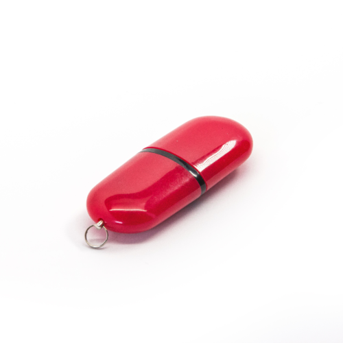 Smooth Capsule USB Drive Red