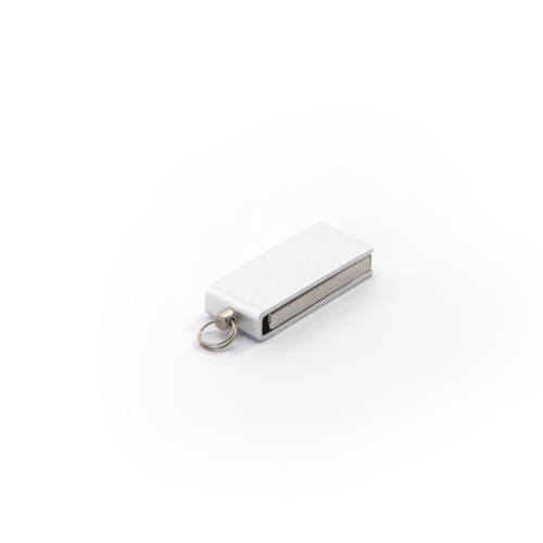 Mini Deluxe Swivel USB Drive Silver