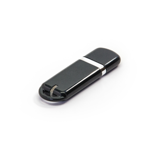 Thin Keyloop USB Drive Black