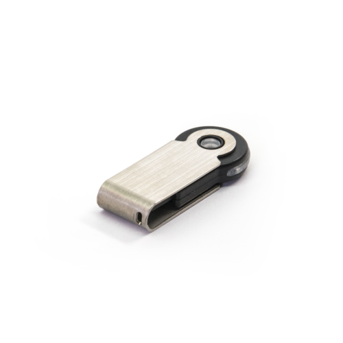 Mini Thin Swivel USB Drive Black