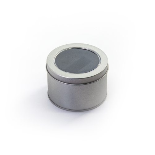 Round Metal Window Tin