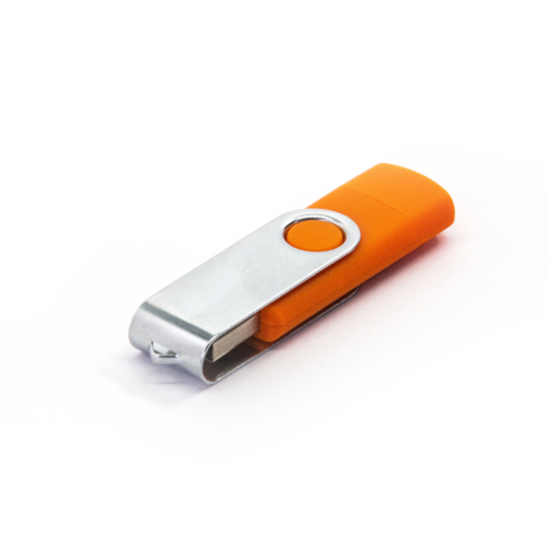 OTG Swivel USB Drive Orange