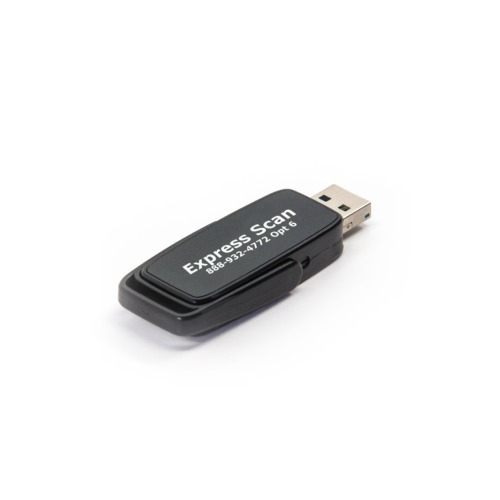 OTG LED USB Drive Black