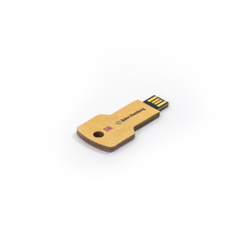 Key Shaped Cardboard USB Drive