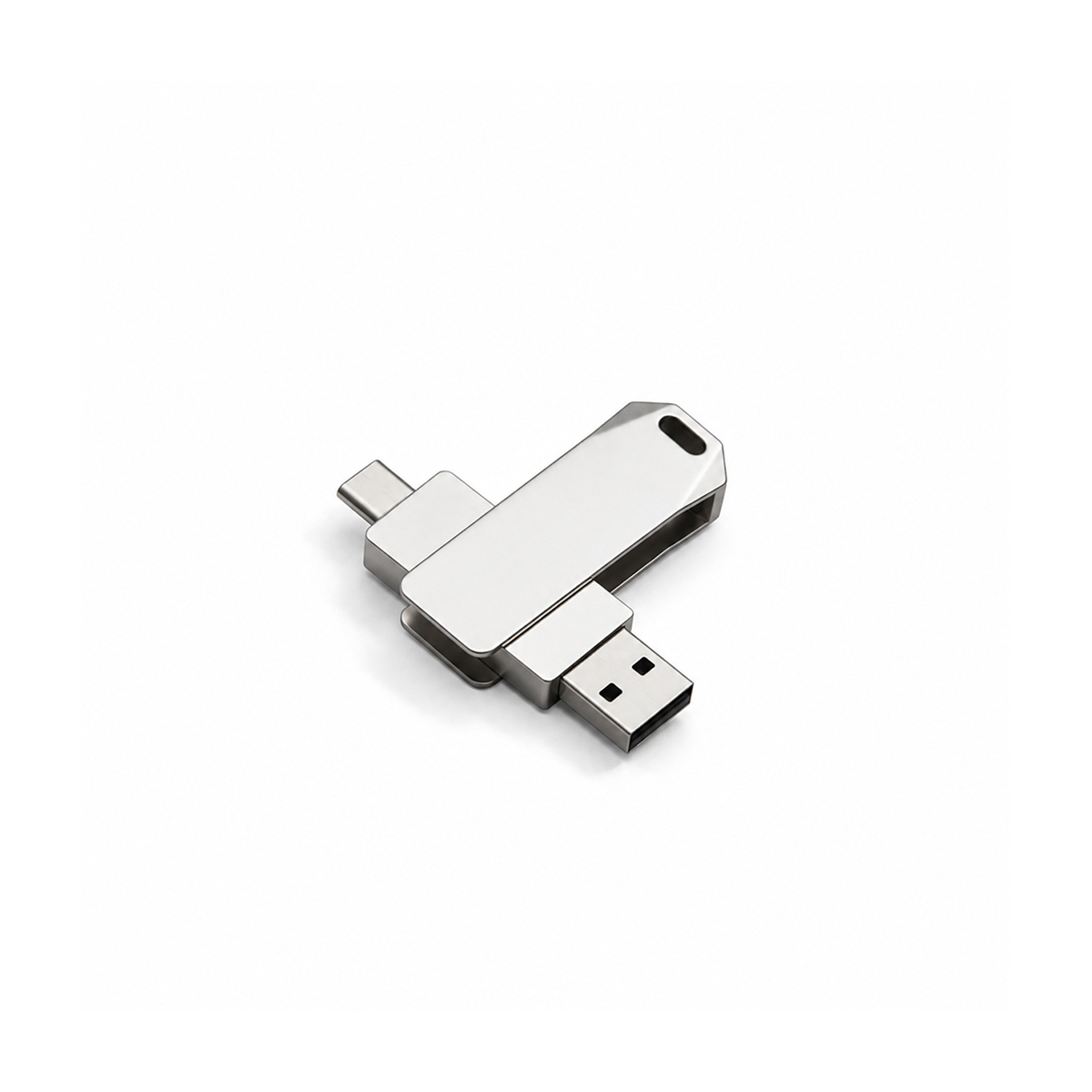 OTG Type C Metal Swivel 2 Drive Open