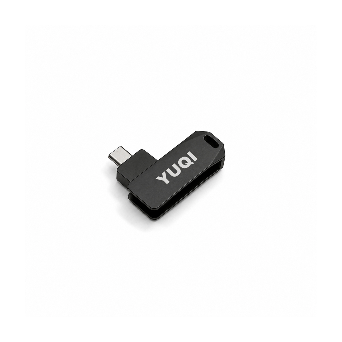 OTG Type C Mini Metal Swivel 2 Drive Open