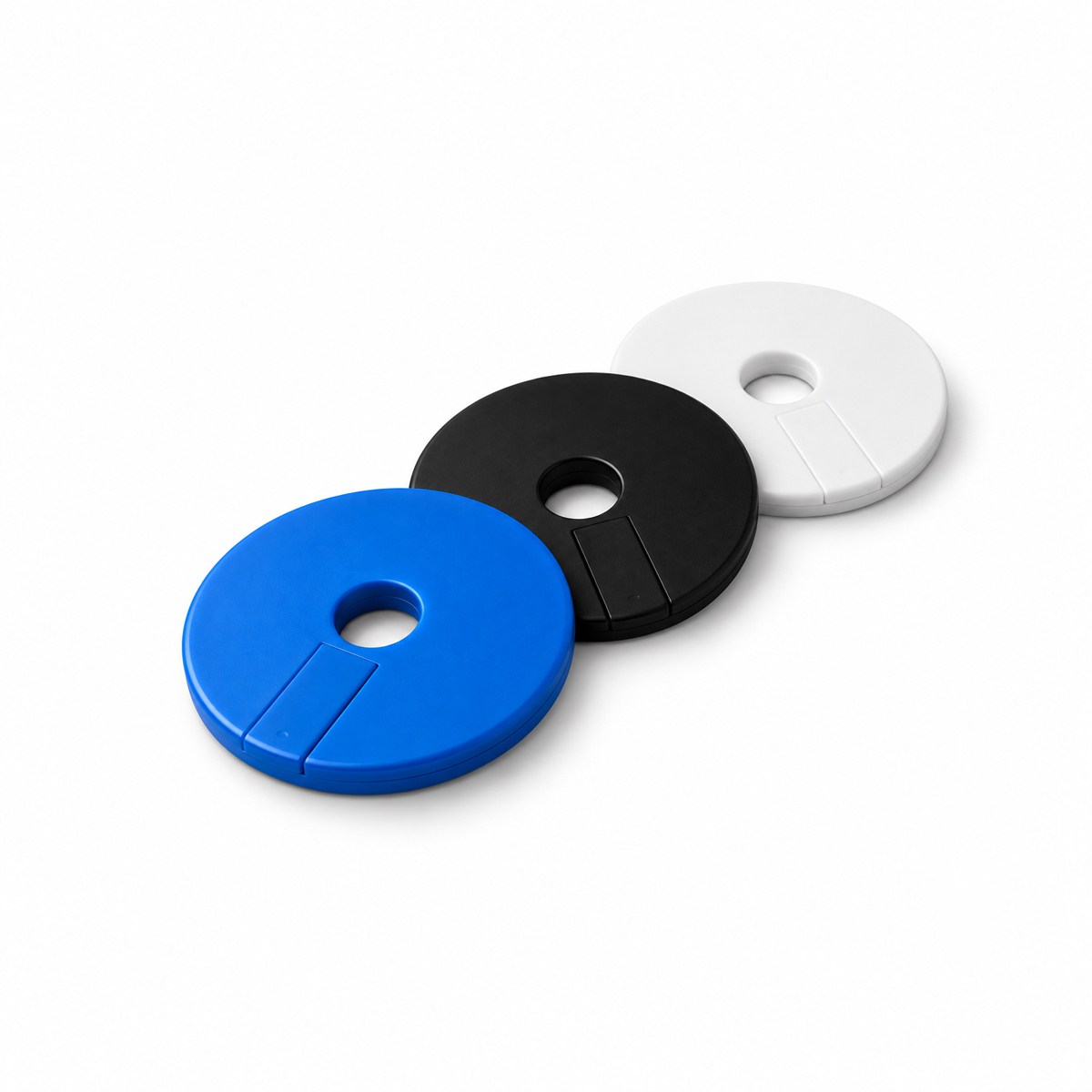 Disc Shaped Drive Blue White