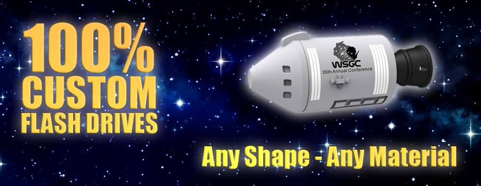 100% Custom Flash Drives