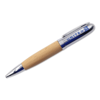 Wooden Chrome Pen